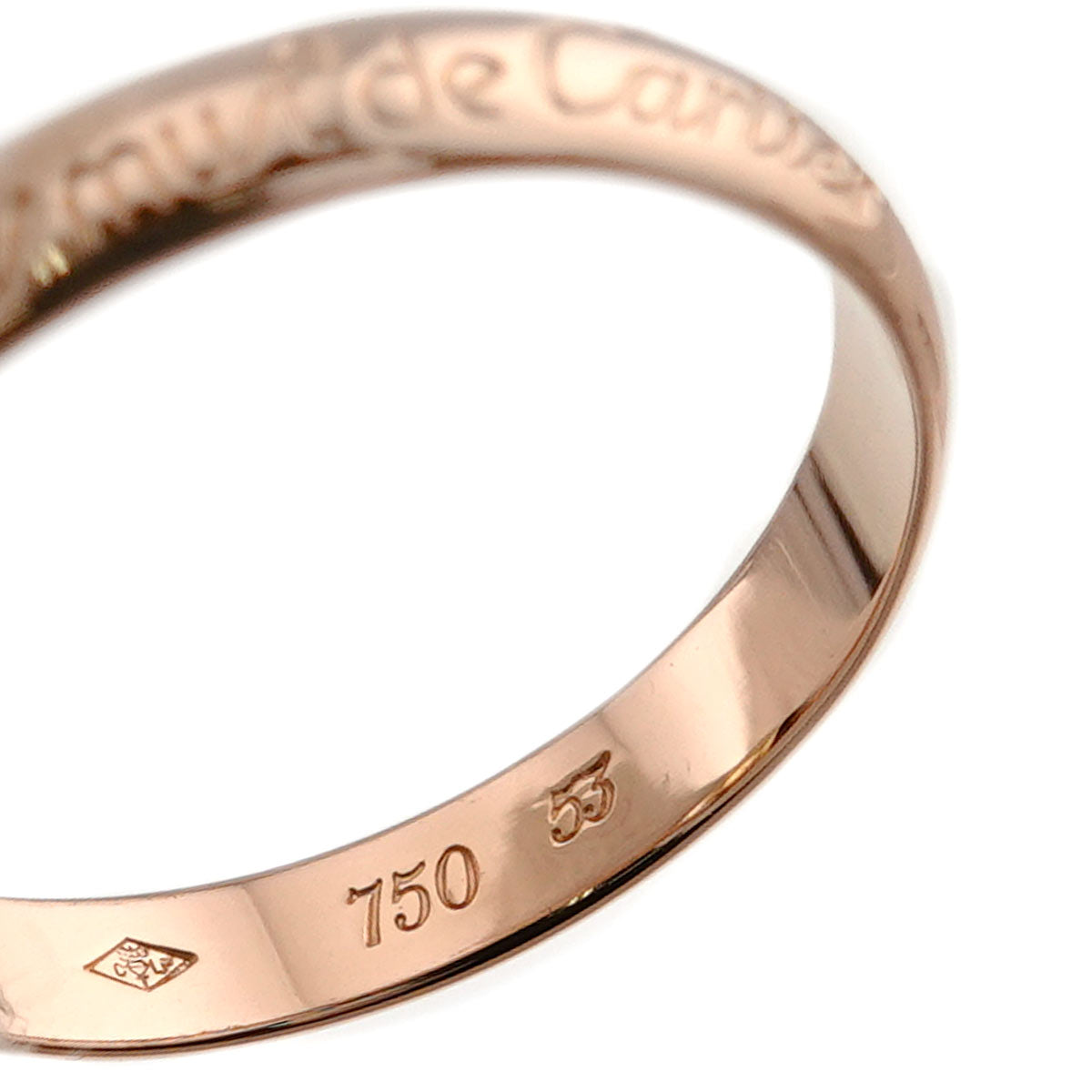 Trinity MM Ring 18K YG WG PG 750 Size53 6-6.25(US)