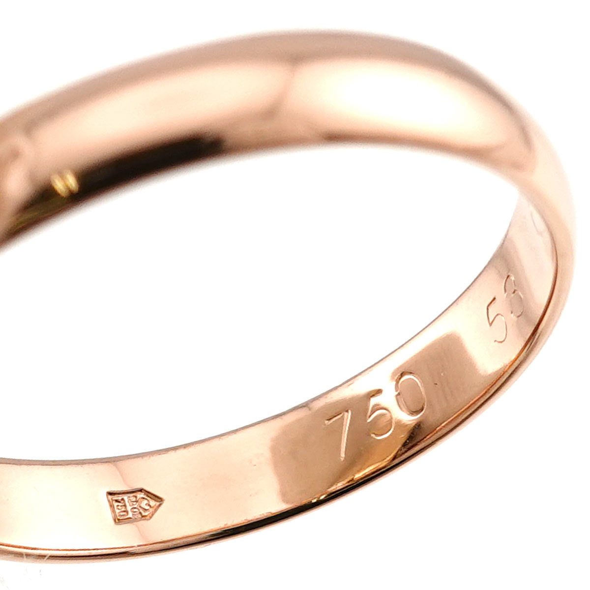 Trinity MM Ring 18K YG WG PG 750 Size53 6.25-6.5(US)