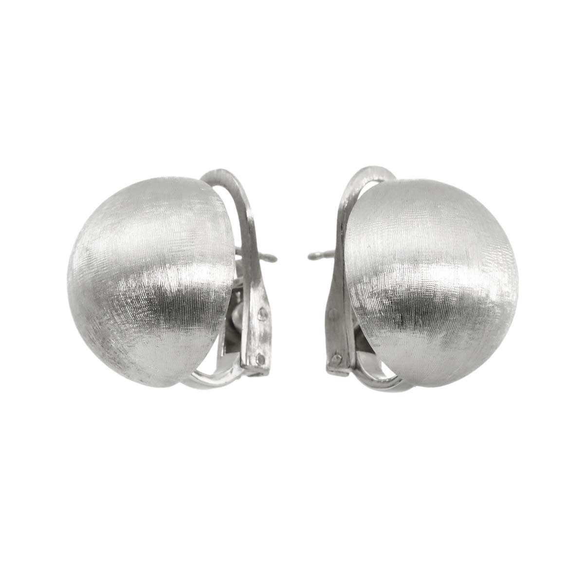 Earrings Pierced 18K White Gold 750
