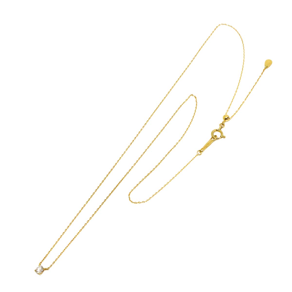 Diamond 0.13ct Necklace 18K Yellow Gold 750