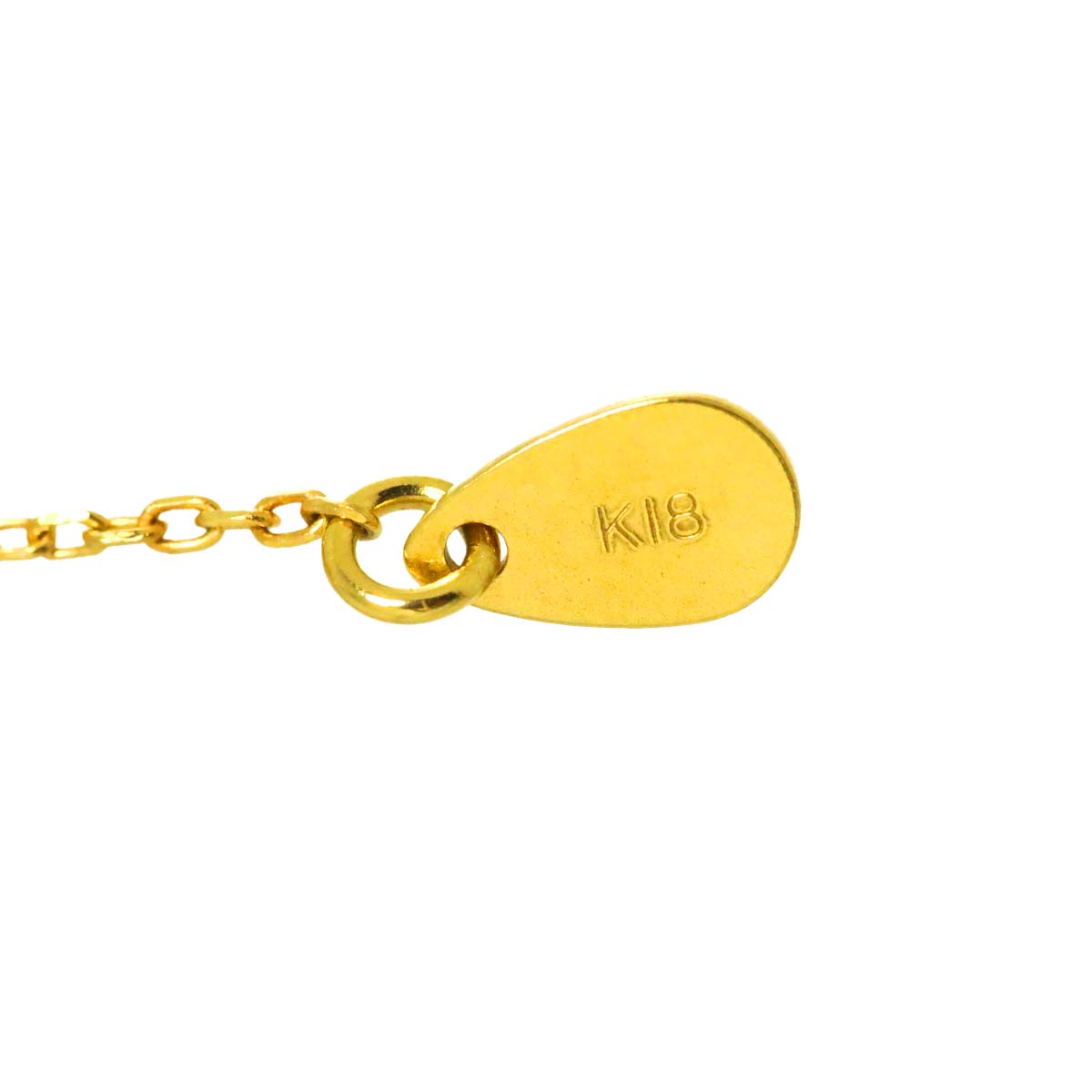 Diamond 0.13ct Necklace 18K Yellow Gold 750