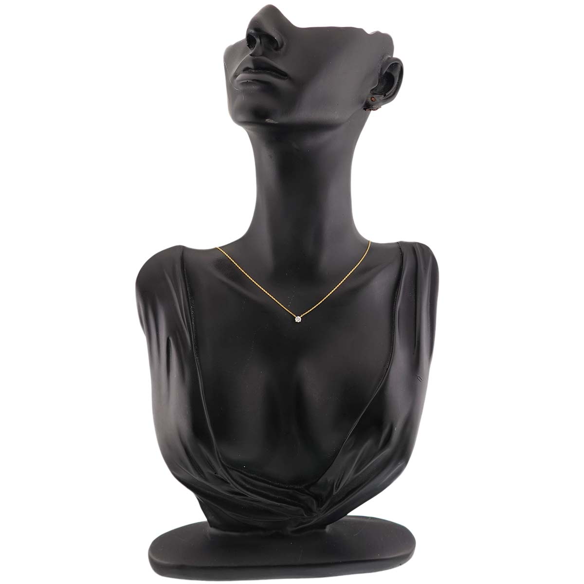 Diamond 0.13ct Necklace 18K Yellow Gold 750