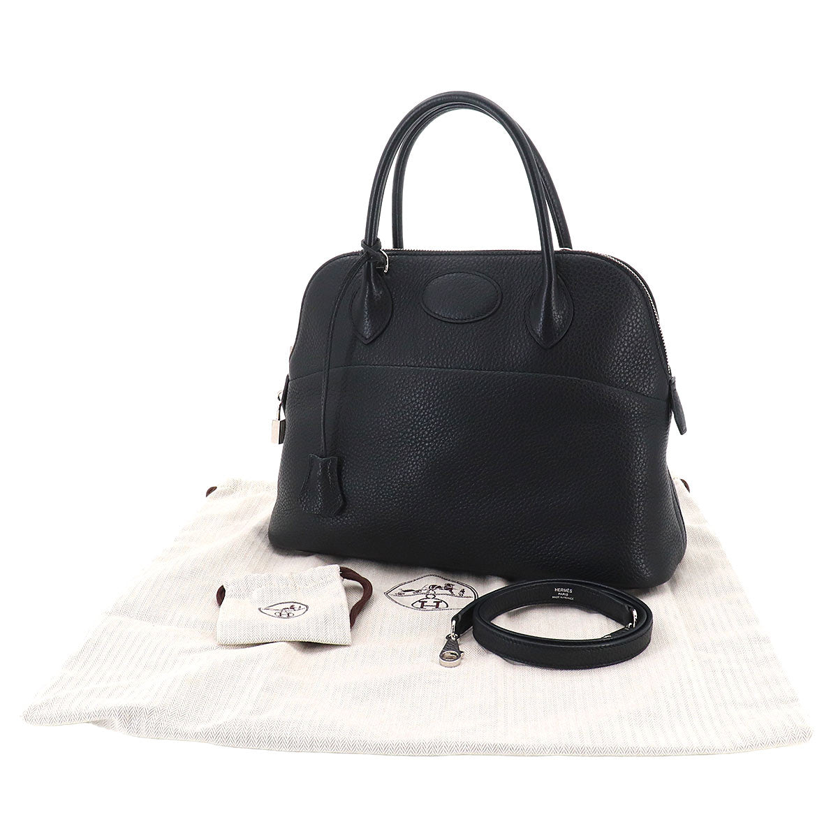 Bolide 31 2way Hand Shoulder Bag Taurillon Clemence Black