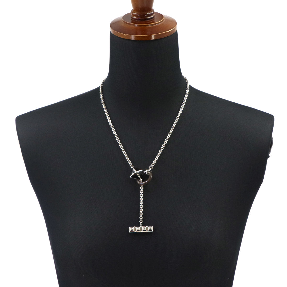 Medor XO Necklace Buffalo Horn Siver Brown Accessory
