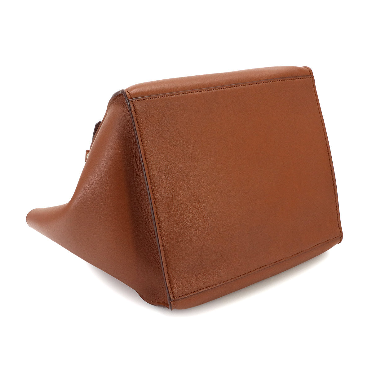 Big Bag Small With Longstrap Hand Shoulder Bag Leather Brown