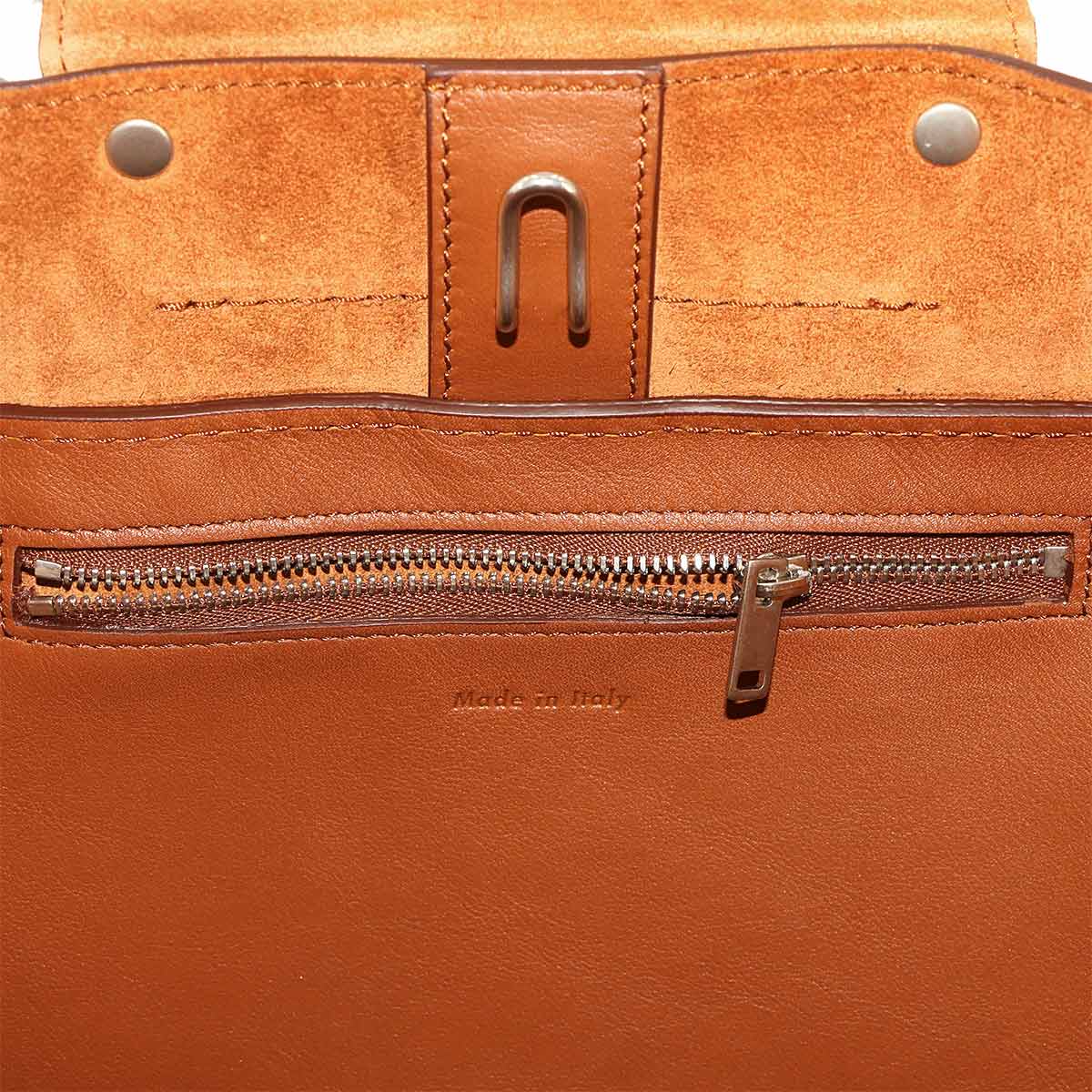Big Bag Small With Longstrap Hand Shoulder Bag Leather Brown