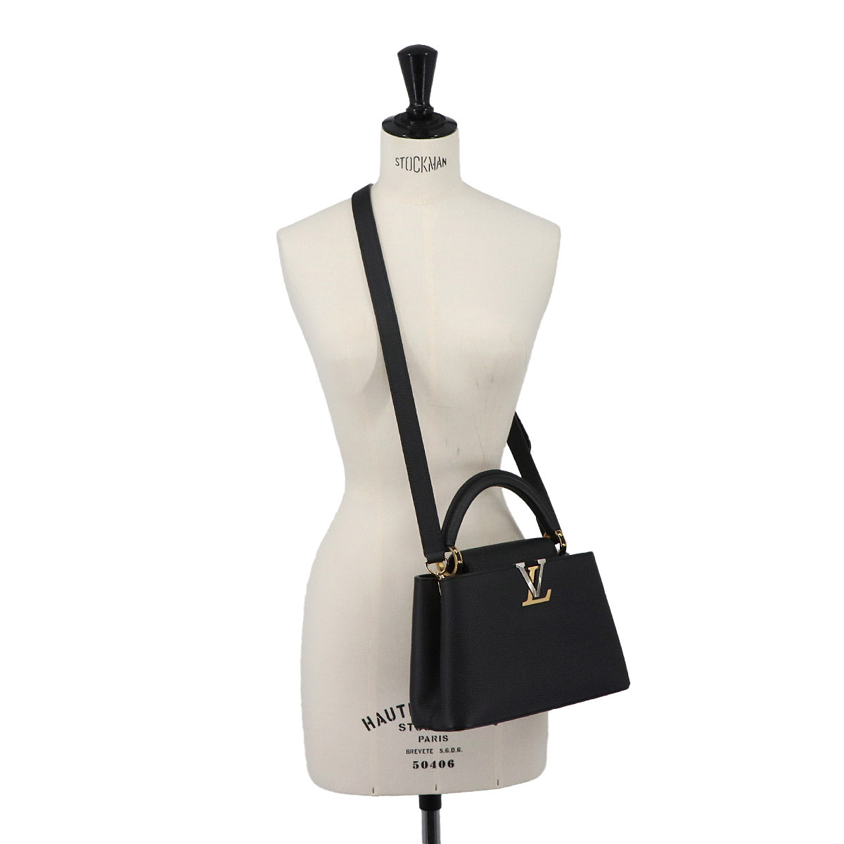Capucines BB Hand Shoulder Bag Taurillon Leather Purse