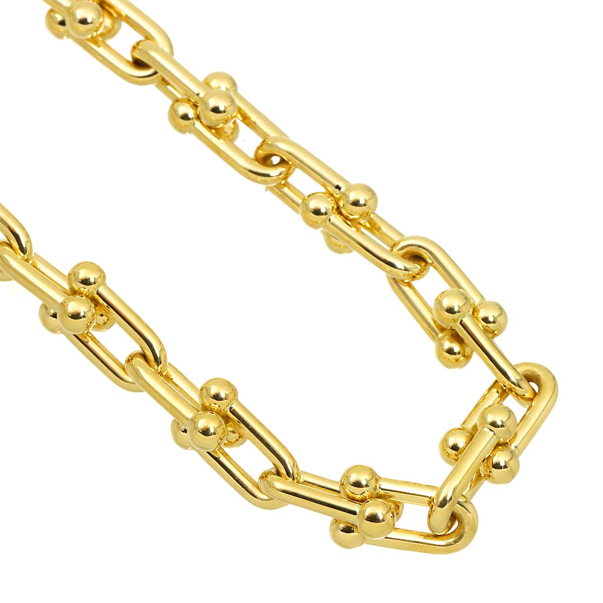 Hardware Medium Link Necklace 18K Yellow Gold 750