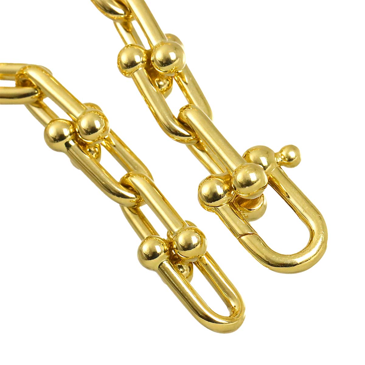 Hardware Medium Link Necklace 18K Yellow Gold 750
