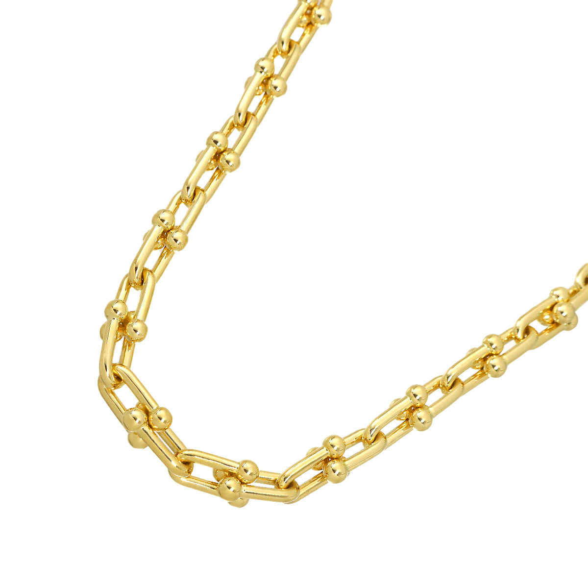 Hardware Medium Link Necklace 18K Yellow Gold 750