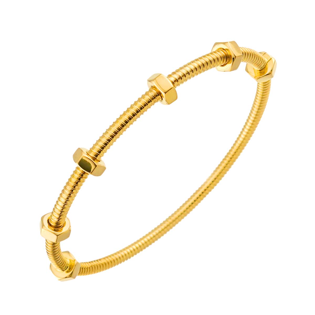 ECROU DE Bracelet 18K Yellow Gold 750 size18