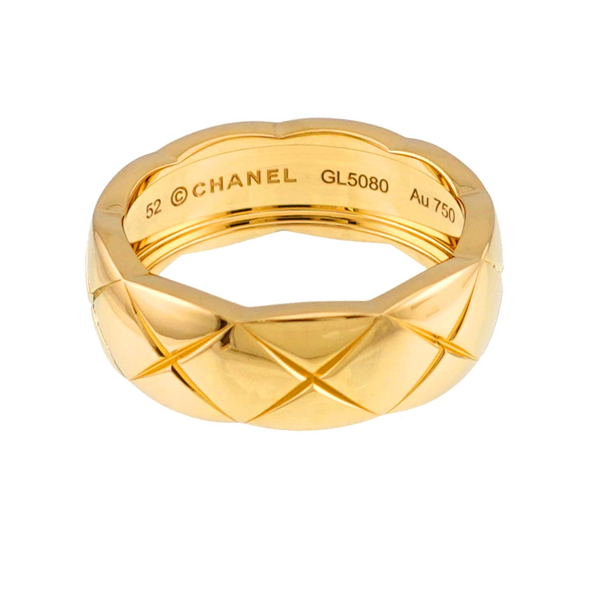 Coco Crush Ring MM 18K Yellow Gold 750 Size52 6(US)