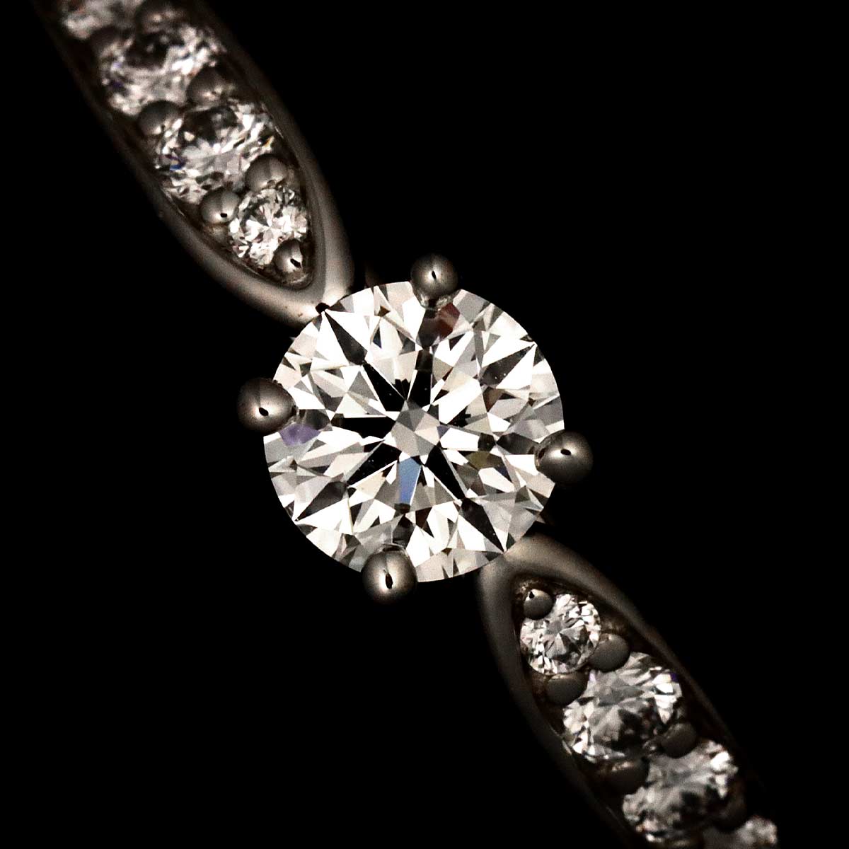 Harmony Ring Diamond 0.26ct H/VS1/3EX Pt size6(US)