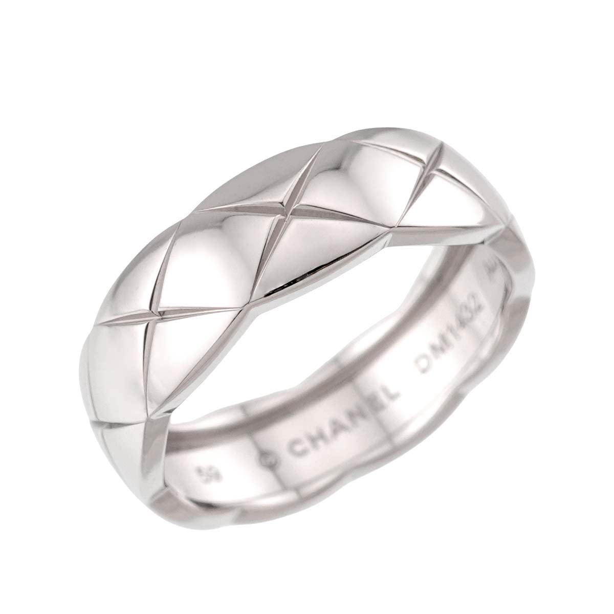 Coco Crush MM Ring 18K WG 750 size59 8.75(US)