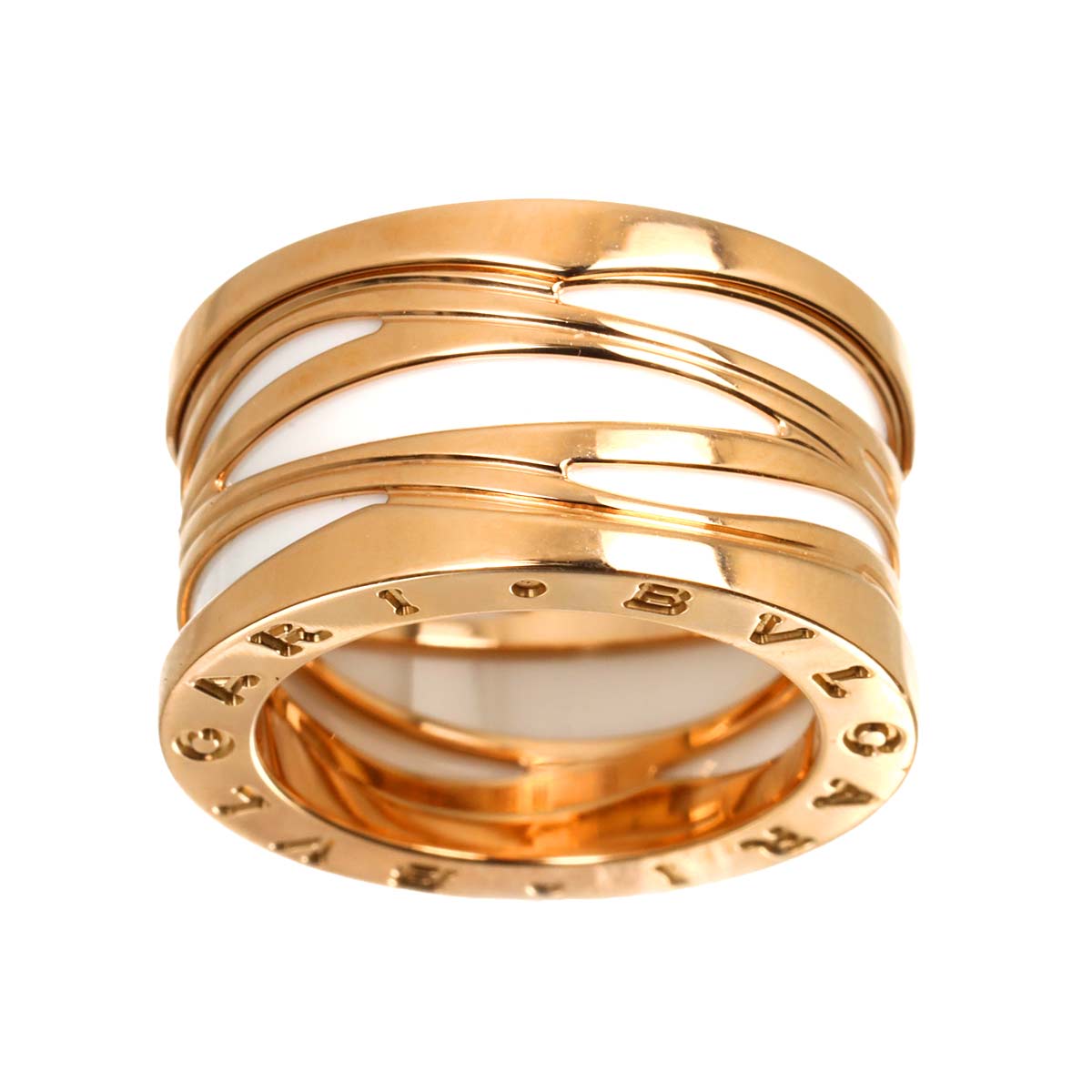 B-ZERO1 Ring Ceramic 18K PG 750 Size53 size6(US)