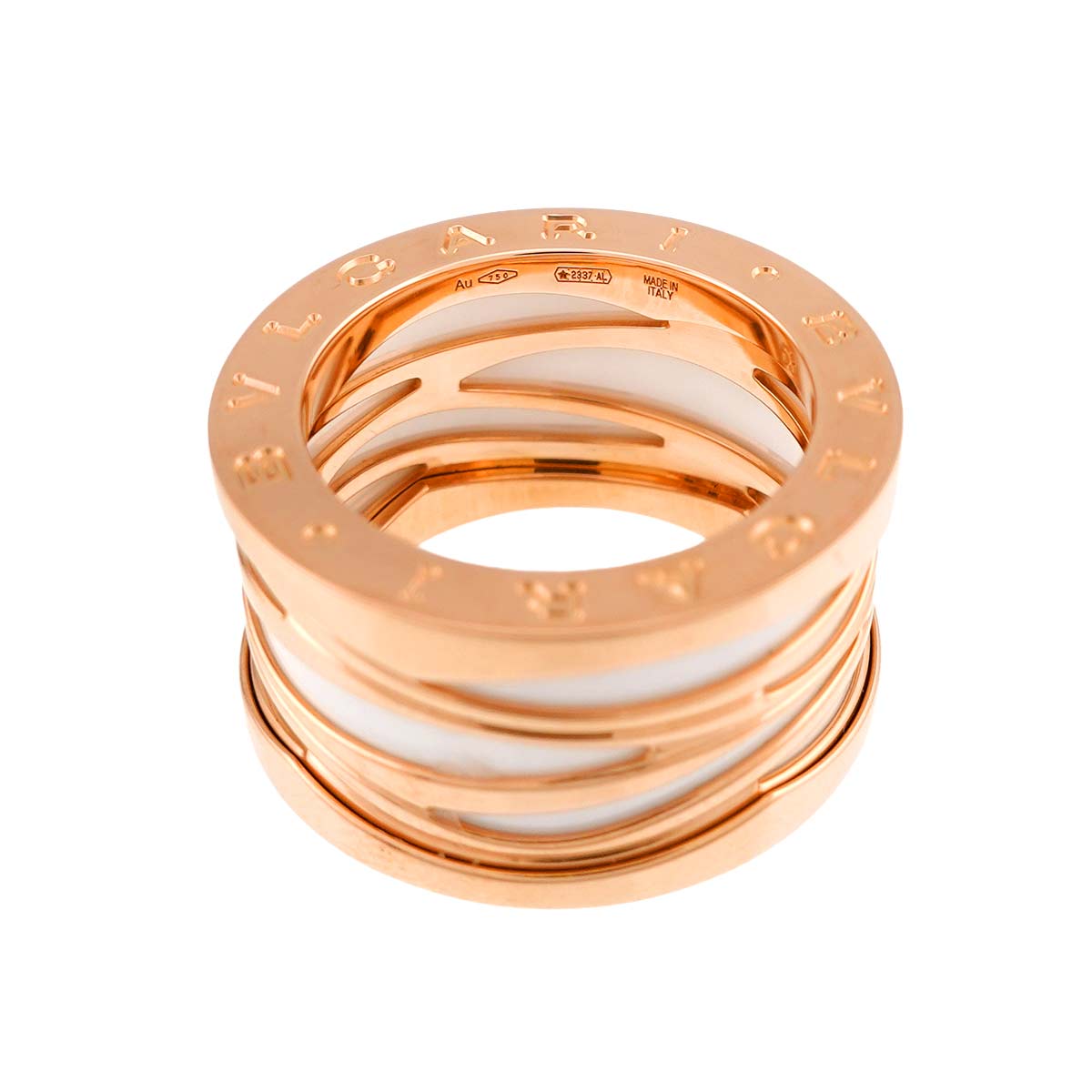 B-ZERO1 Ring Ceramic 18K PG 750 Size53 size6(US)