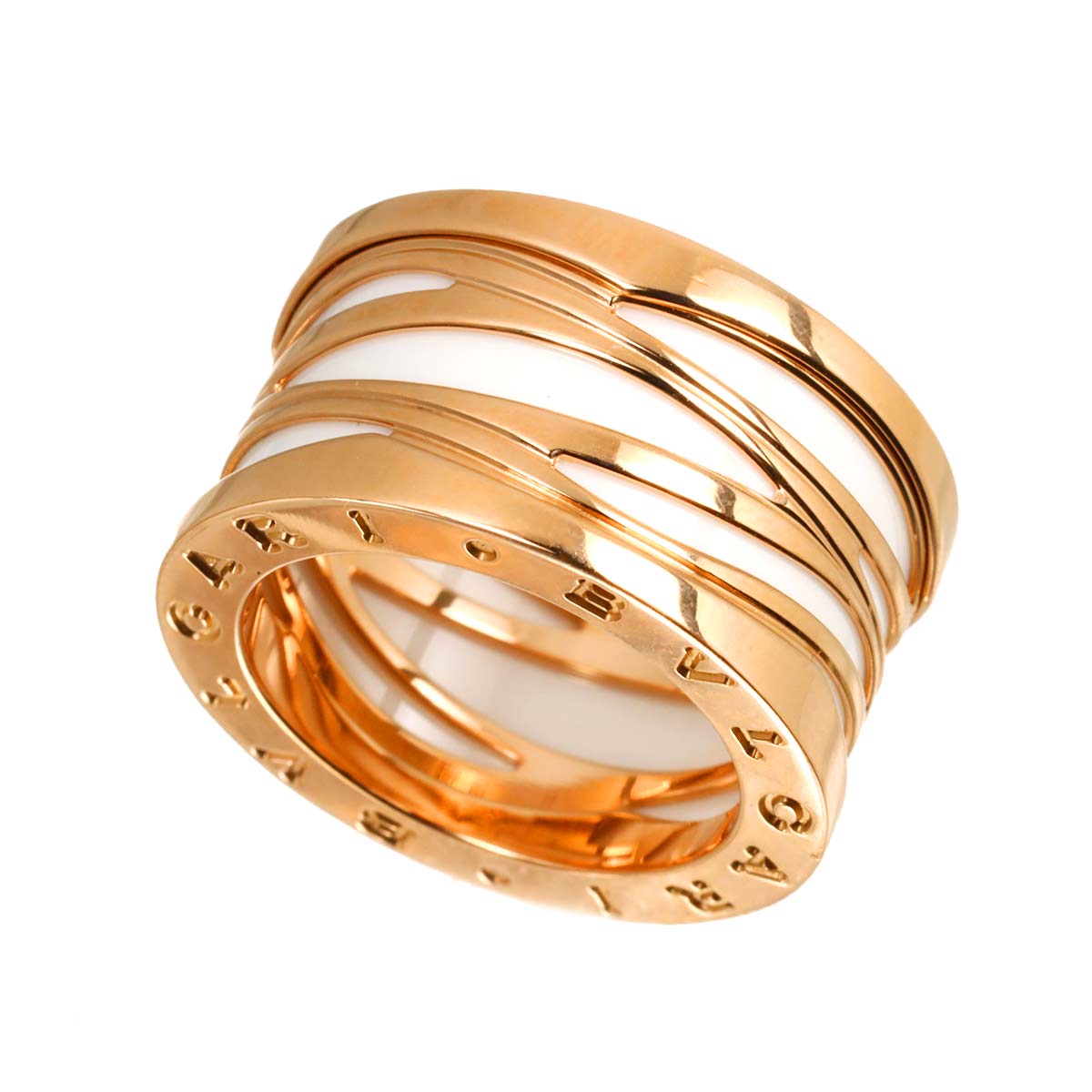 B-ZERO1 Ring Ceramic 18K PG 750 Size53 size6(US)