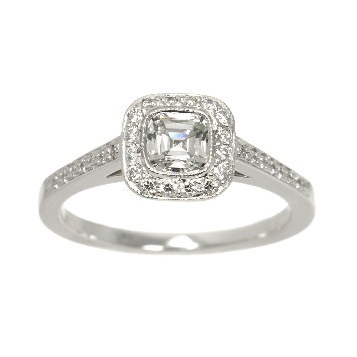 Diamond 0.51ct H/VS1 Ring Pt Platinum Size5.25-5.5(US)