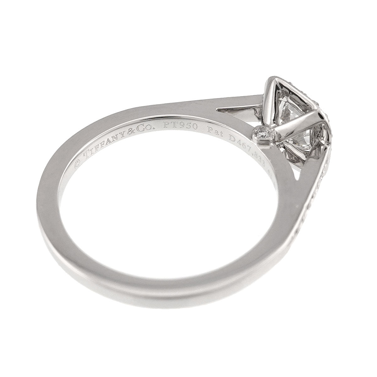 Diamond 0.51ct H/VS1 Ring Pt Platinum Size5.25-5.5(US)