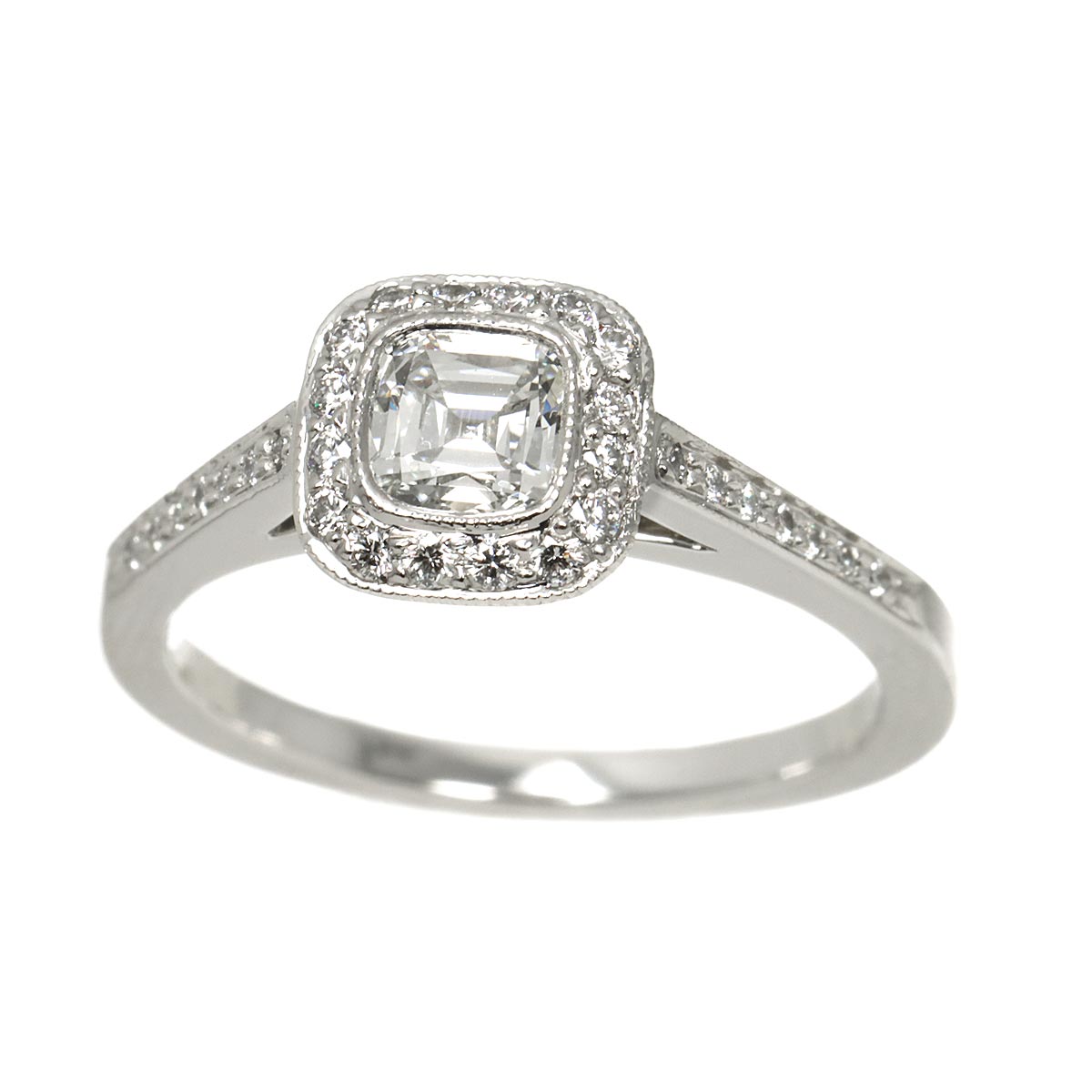 Diamond 0.51ct H/VS1 Ring Pt Platinum Size5.25-5.5(US)