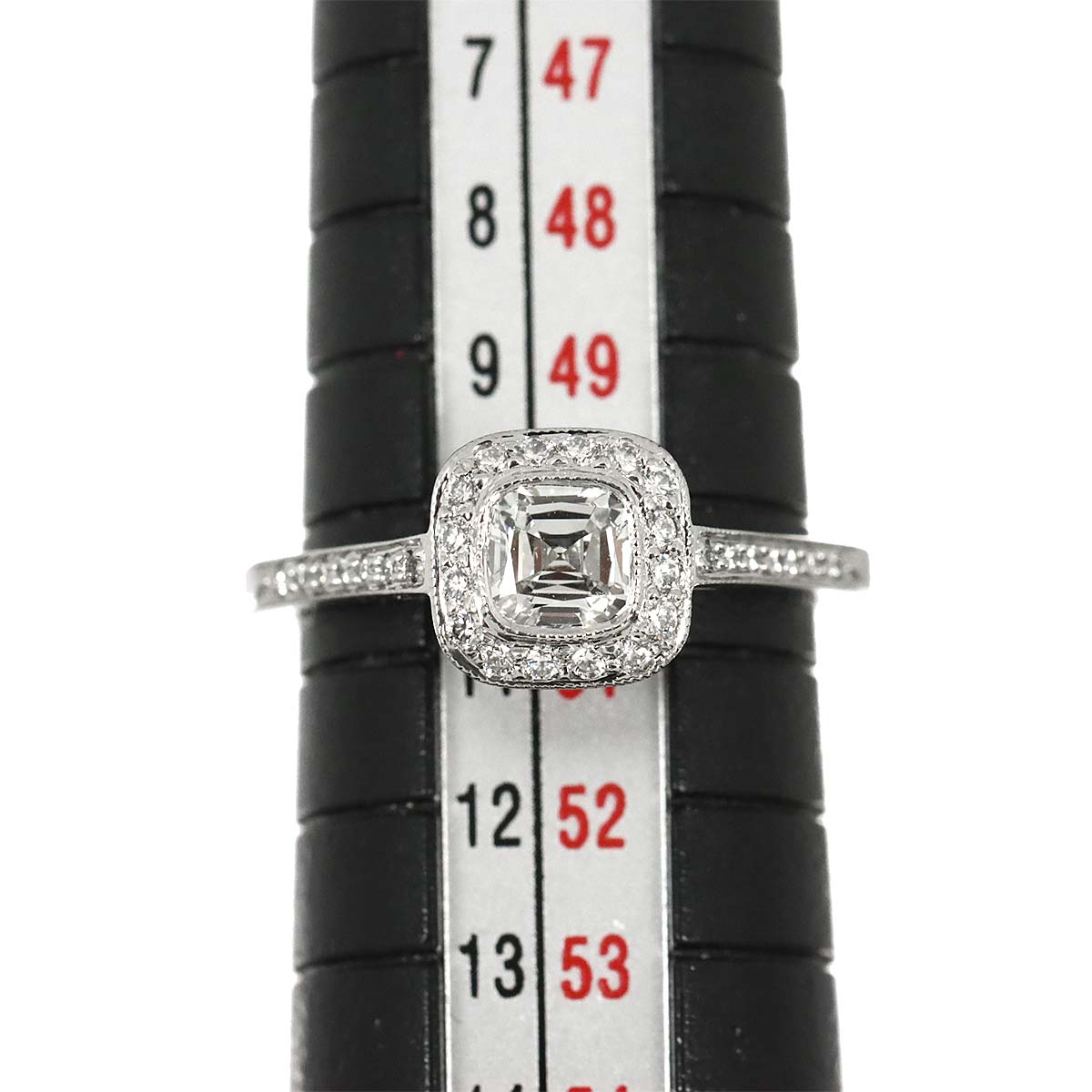 Diamond 0.51ct H/VS1 Ring Pt Platinum Size5.25-5.5(US)