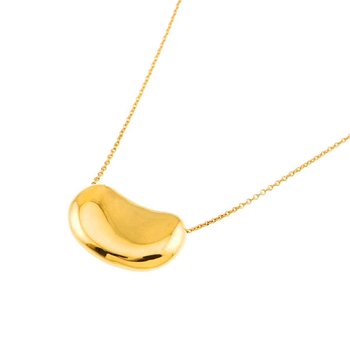 Bean Necklace 18K Yellow Gold 750