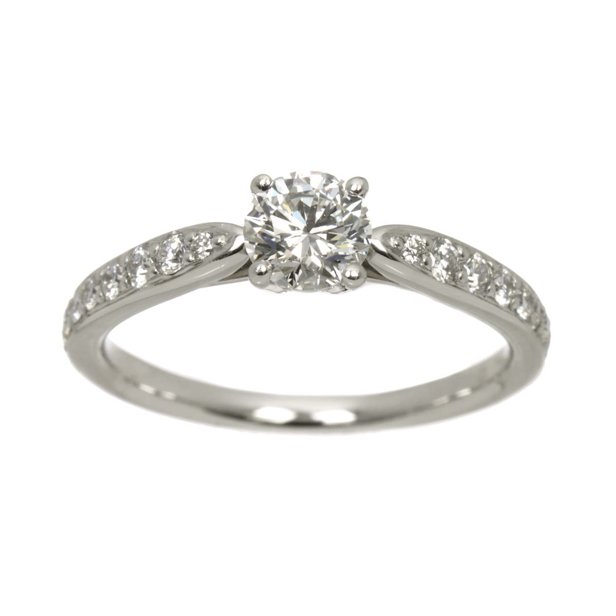 Harmony Ring Diamond 0.44ct G/IF/3EX Pt size4.75-5(US)