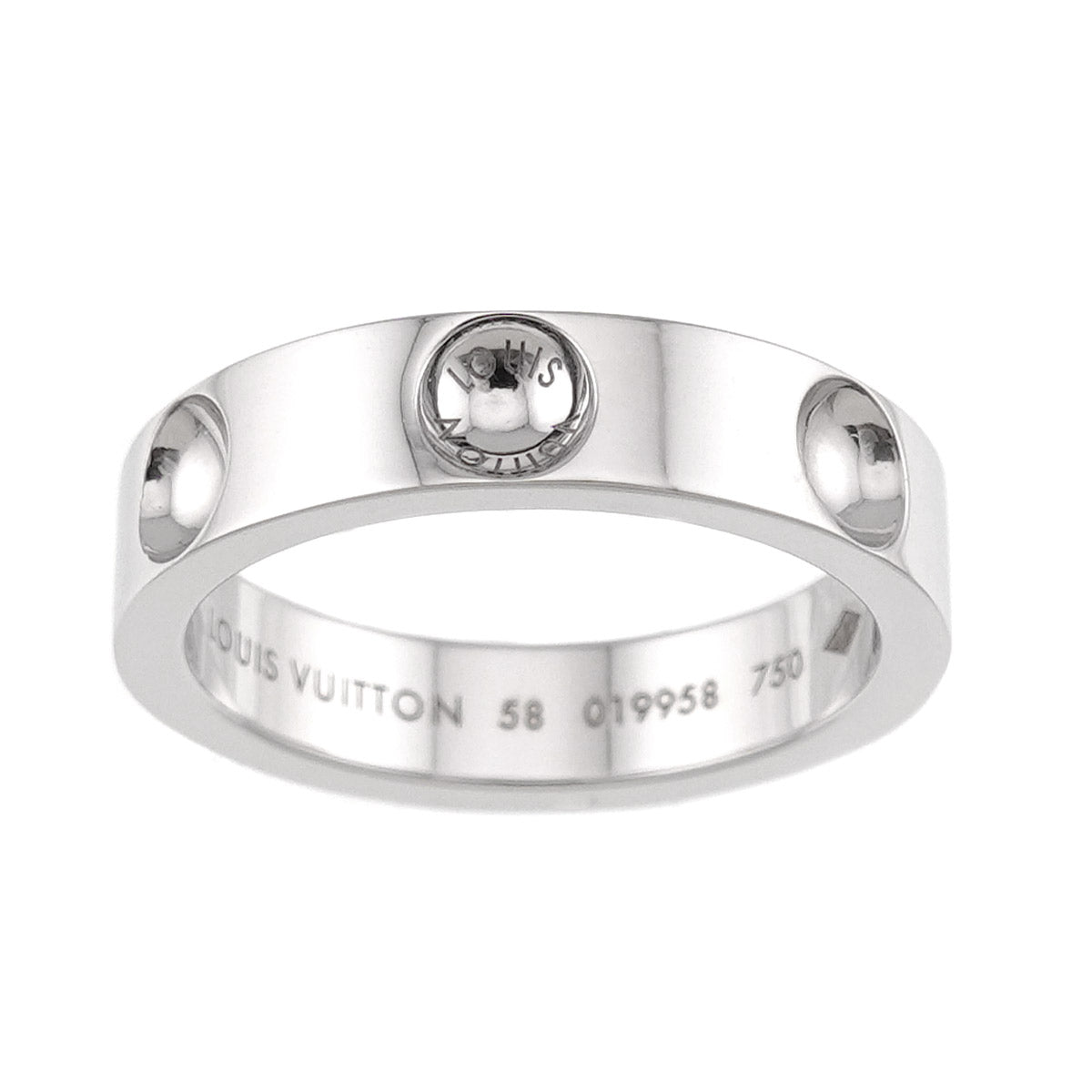 Petit Bague Empreinte Ring 18K WG 750 size58 8.25(US)