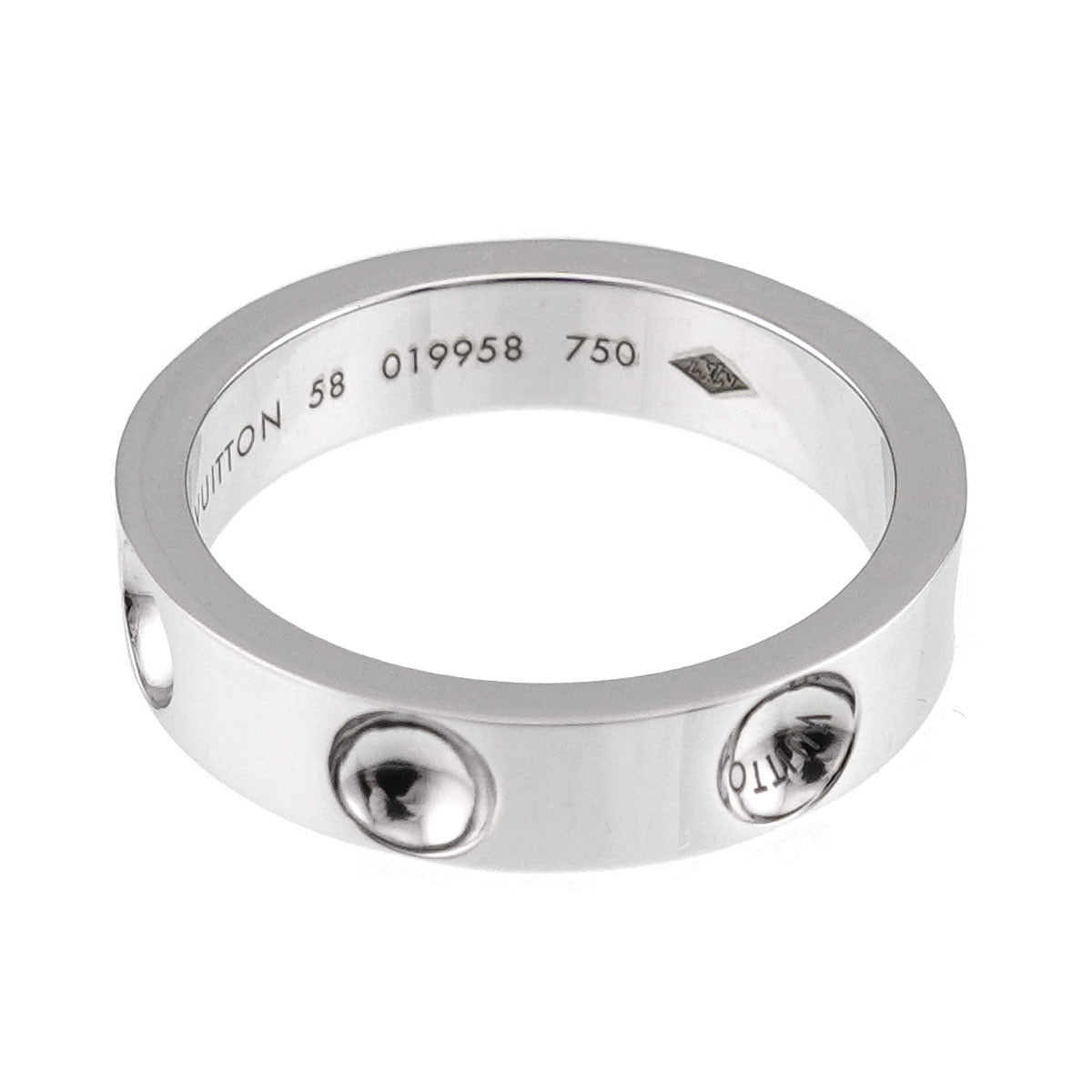 Petit Bague Empreinte Ring 18K WG 750 size58 8.25(US)