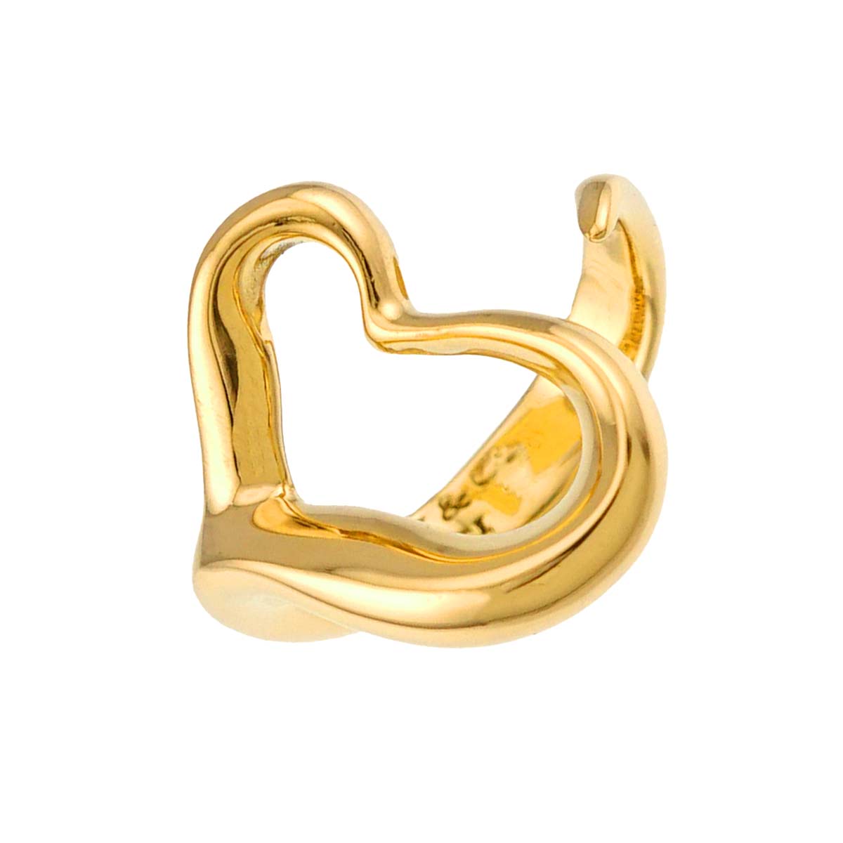 Open Heart Ring 18K YG 750 Size5.5-5.75(US)