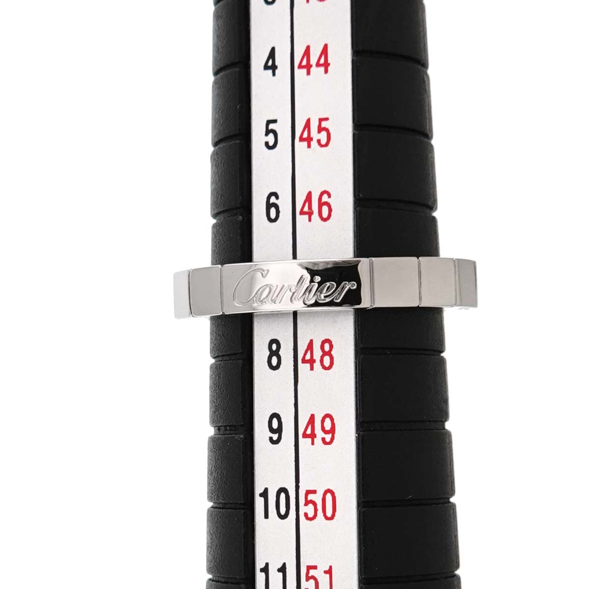 Laniere Ring 18K White Gold 750 Size47 4(US)