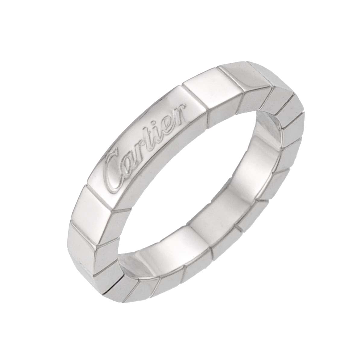 Laniere Ring 18K White Gold 750 Size47 4(US)