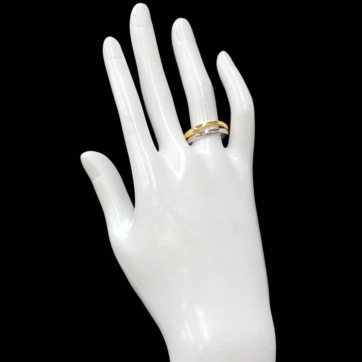 Love Me Ring 18K YG WG 750 size61 9.5(US)