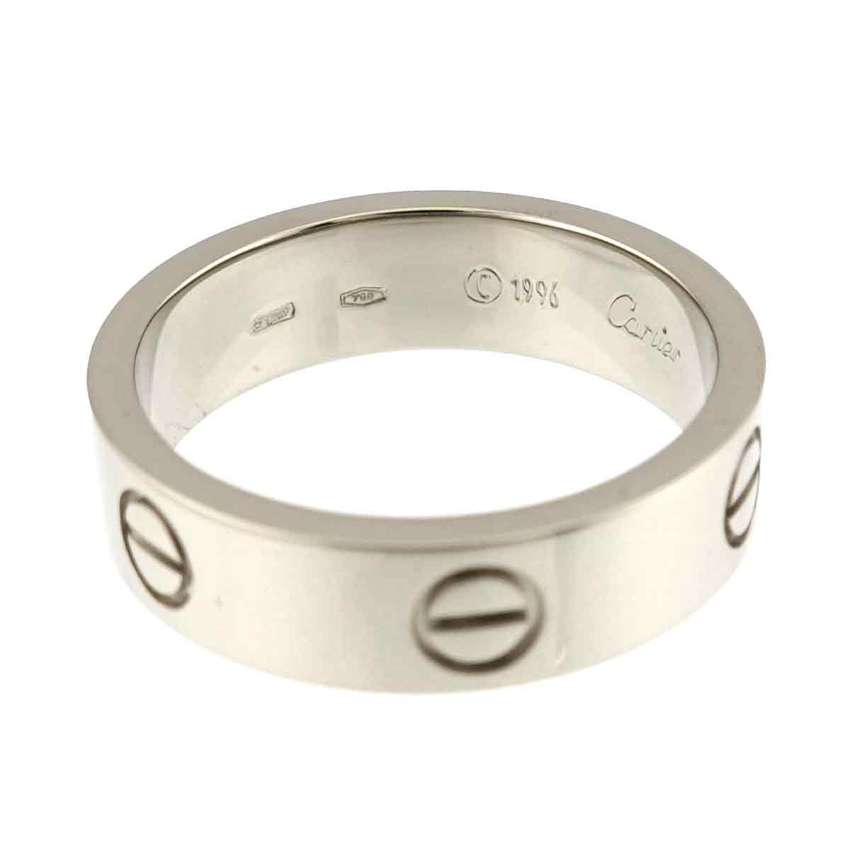 Love Ring 18K White Gold 750 size60 8.75-9(US)