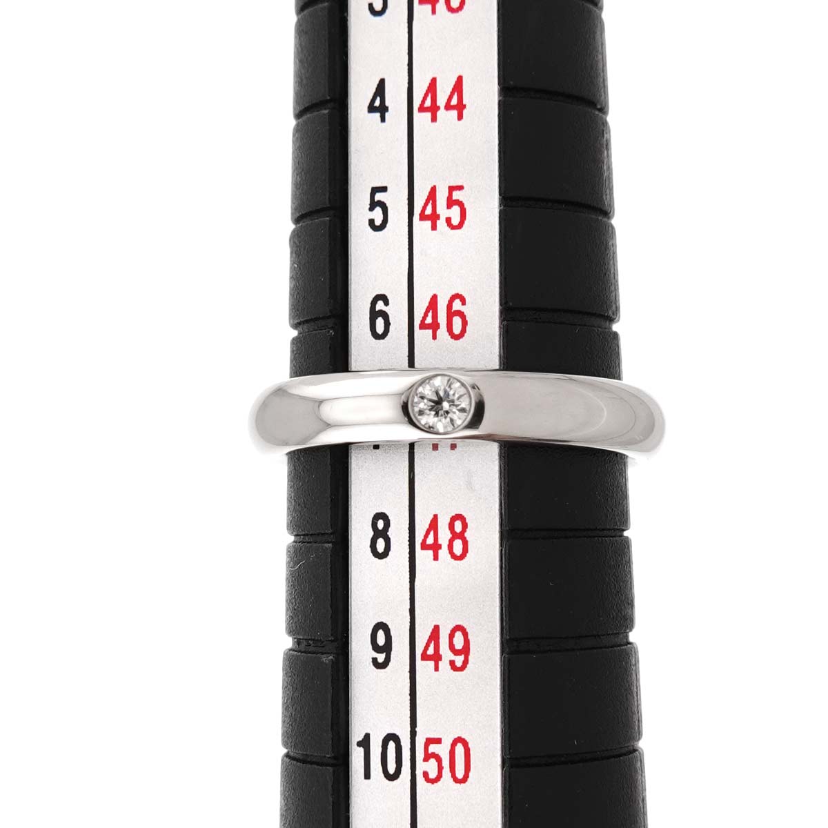 Diamond Ring Pt Platinum size3.75-4(US)