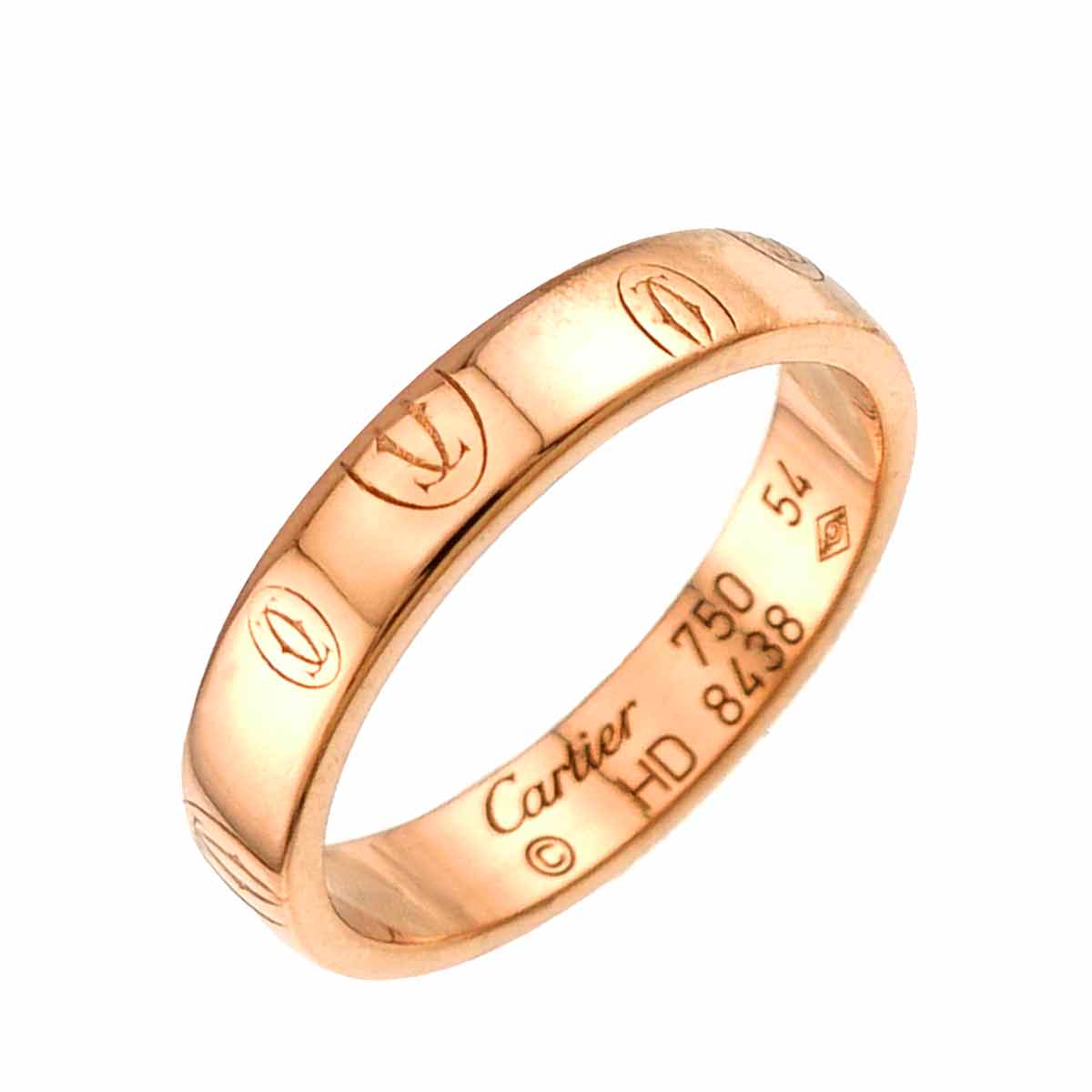 Happy birthday SM Ring 18K PG 750 size54 6.5-6.75(US)