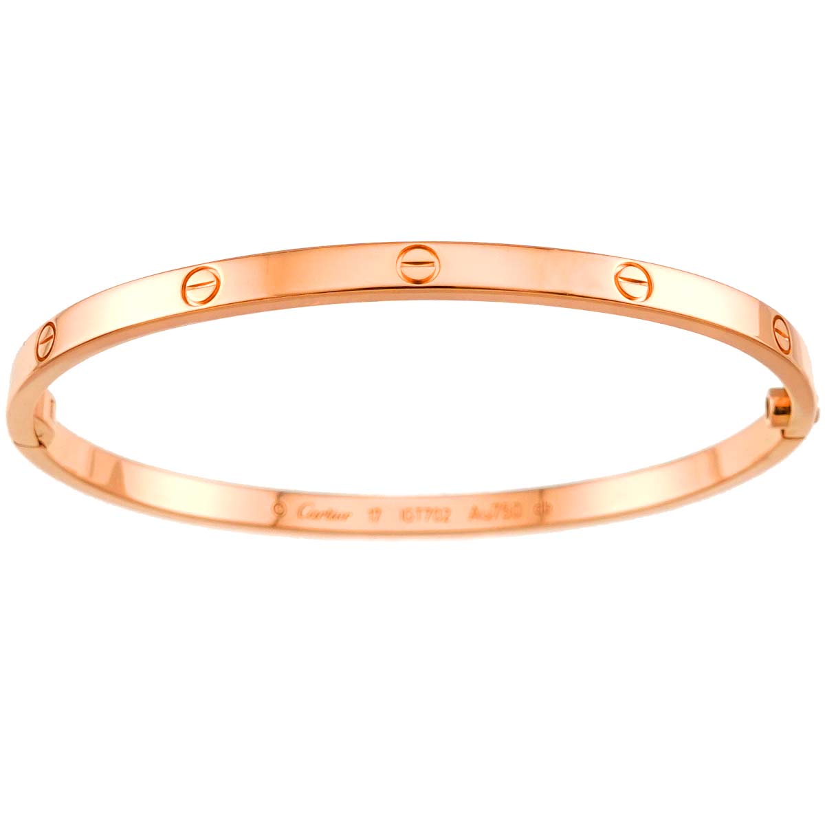 Love Bracelet SM Bangle 18K Pink Gold 750 Size16