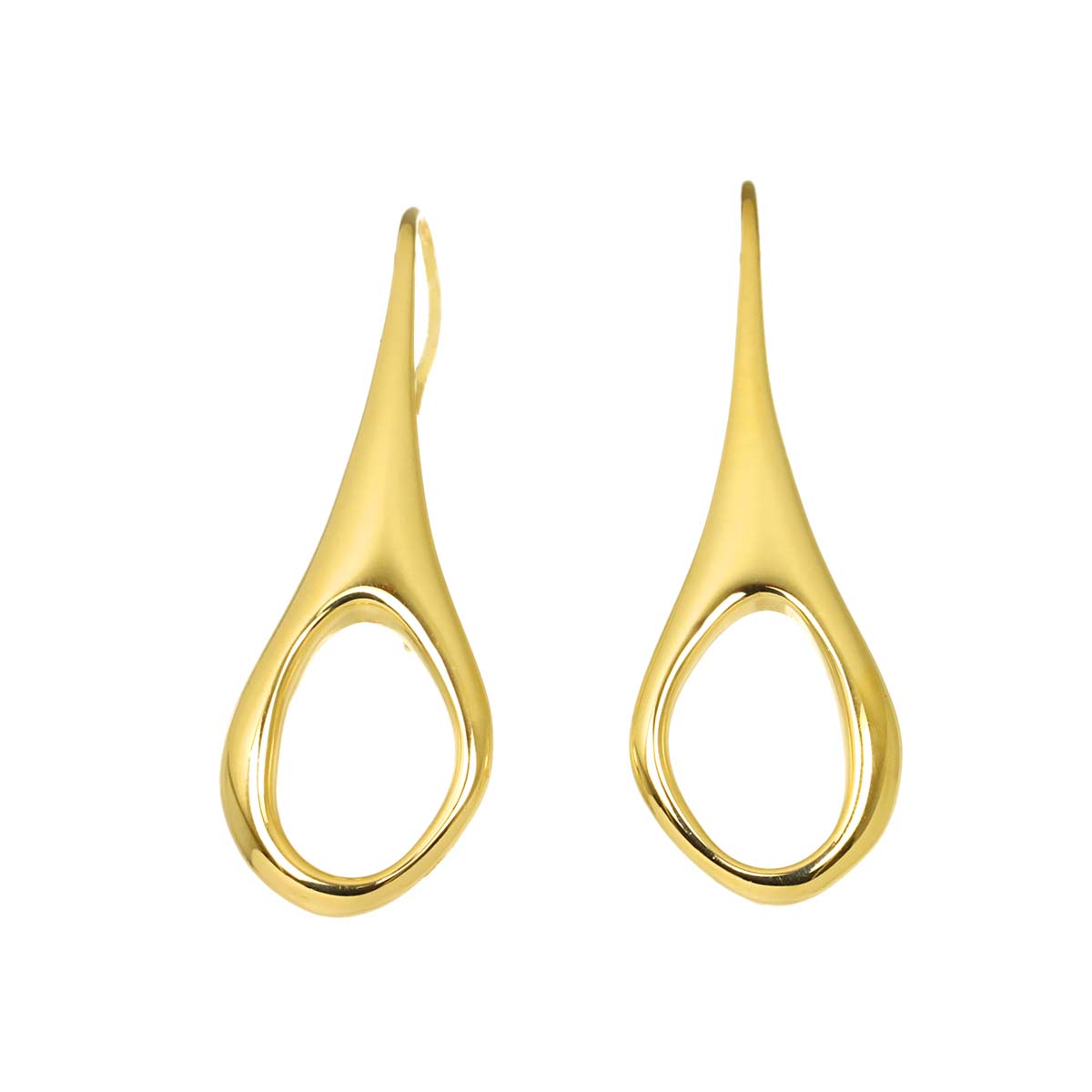 Earrings Pierced 18K Yellow Gold 750