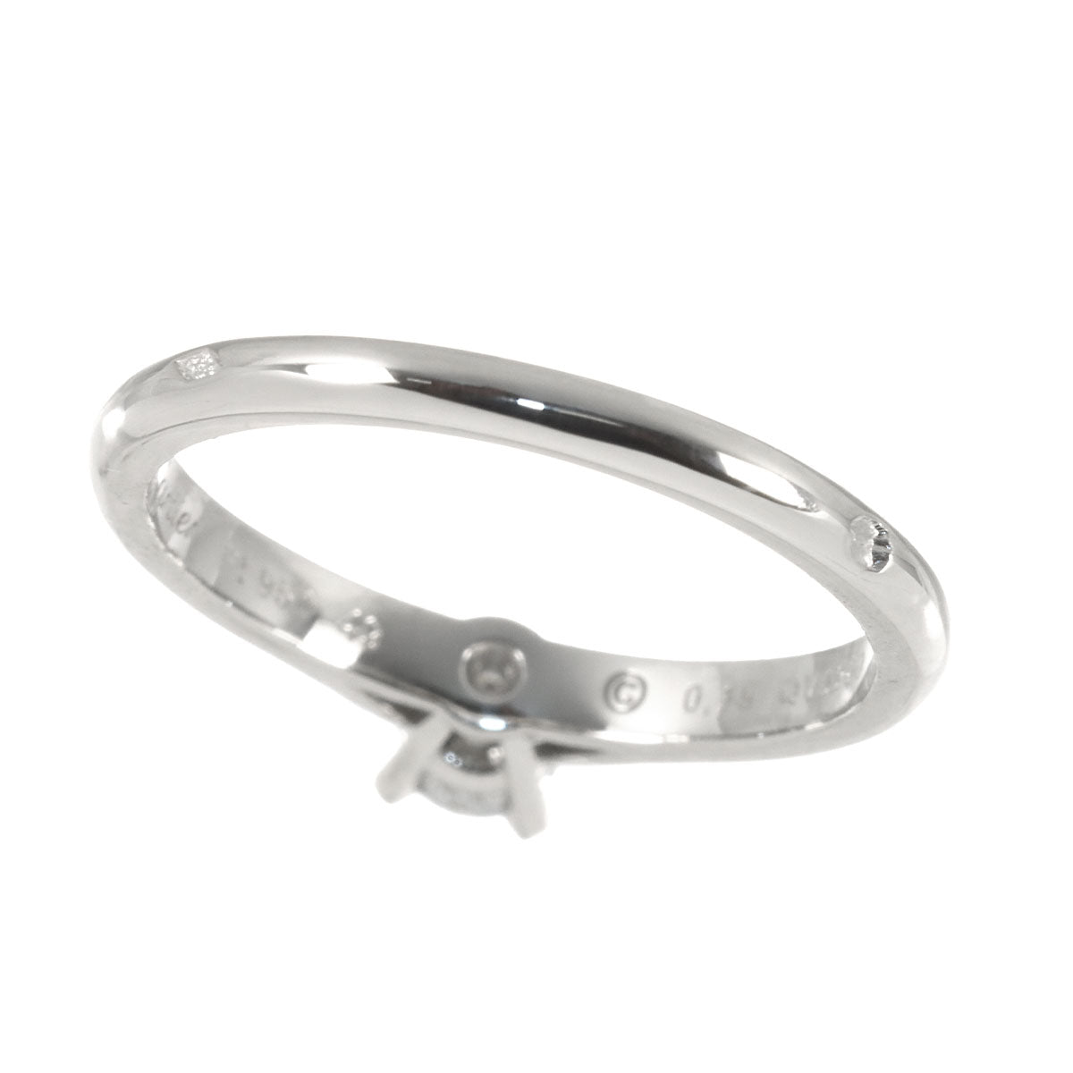 Diamond 0.19ct E/VVS1/VG Ring Platinum size49 4.75-5(US)