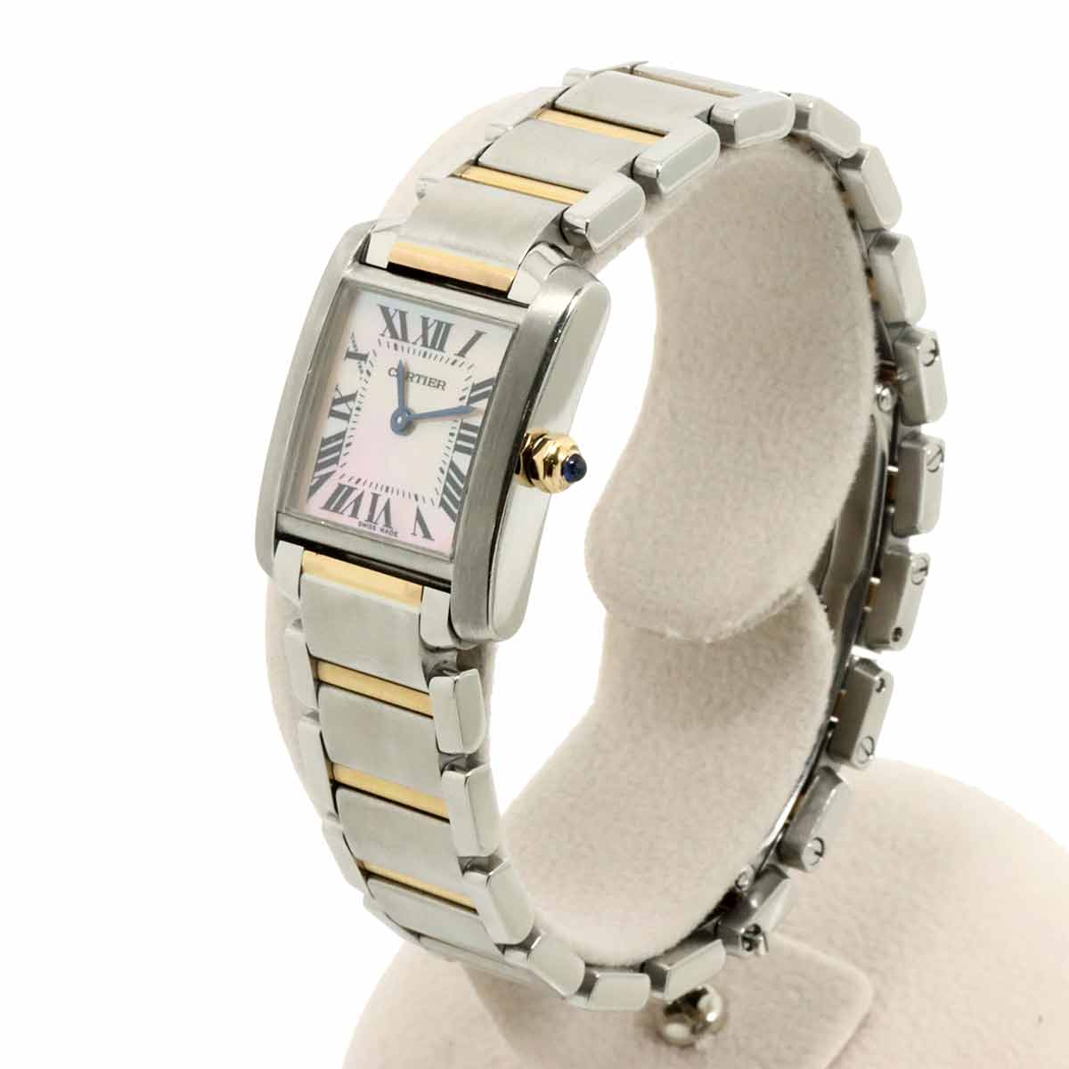 Tank Francaise SM W51027Q4 750 PG Quartz Pink Shell Dial