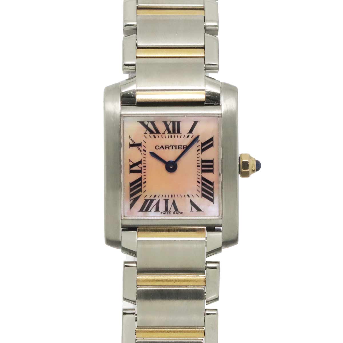 Tank Francaise SM W51027Q4 750 PG Quartz Pink Shell Dial