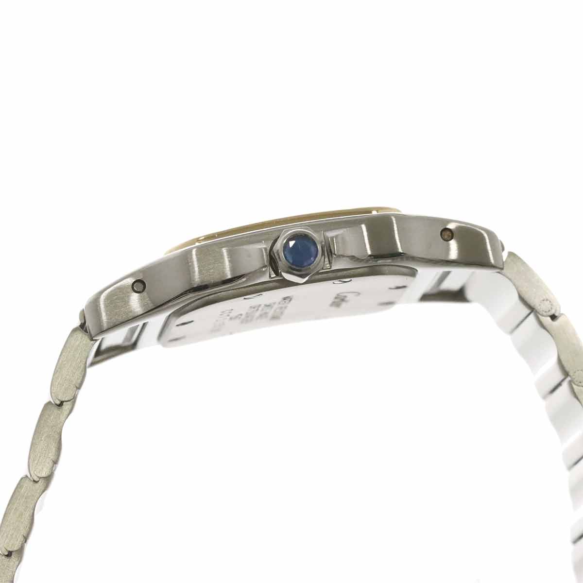 Santos Galbee W20012C4 750 YG Cream Dial Ladies Watch
