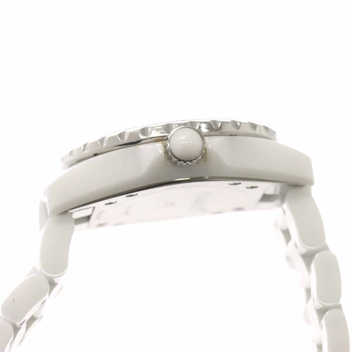 J12 33mm H1628 12P Diamond Quartz White Dial Ladies Watch