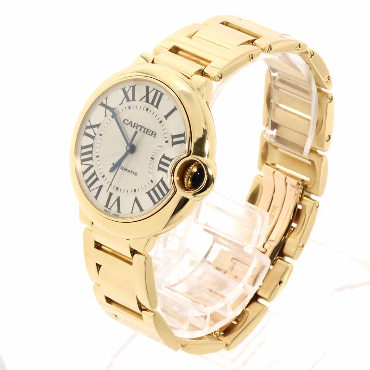 Ballon bleu W69003Z2 Automatic Silver Dial K18YG Mens