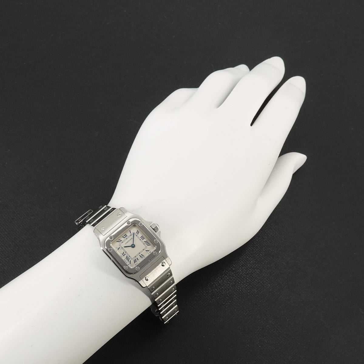 Santos Galbee SM W20017D6 Quartz Cream Dial Ladies Watch