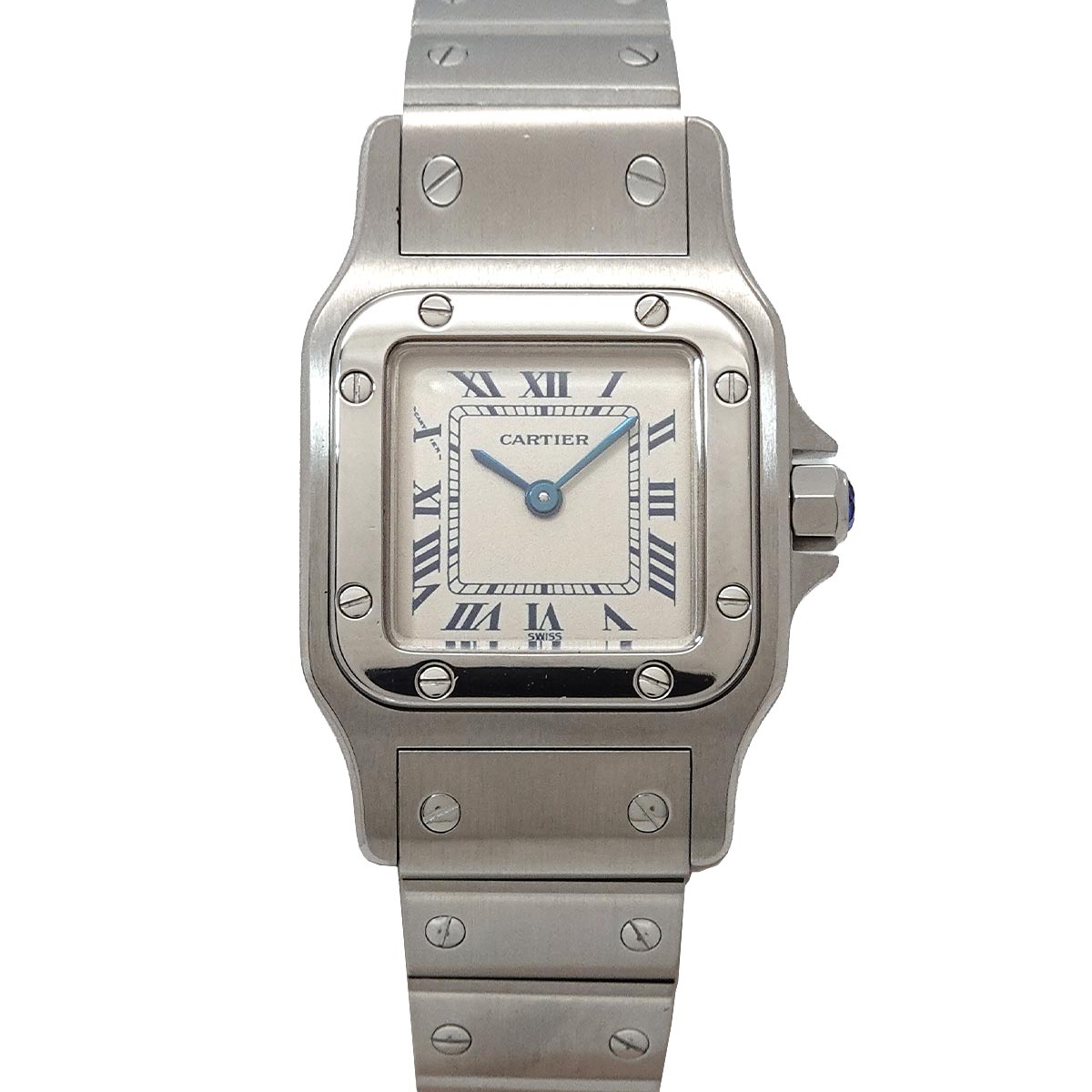 Santos Galbee SM W20017D6 Quartz Cream Dial Ladies Watch
