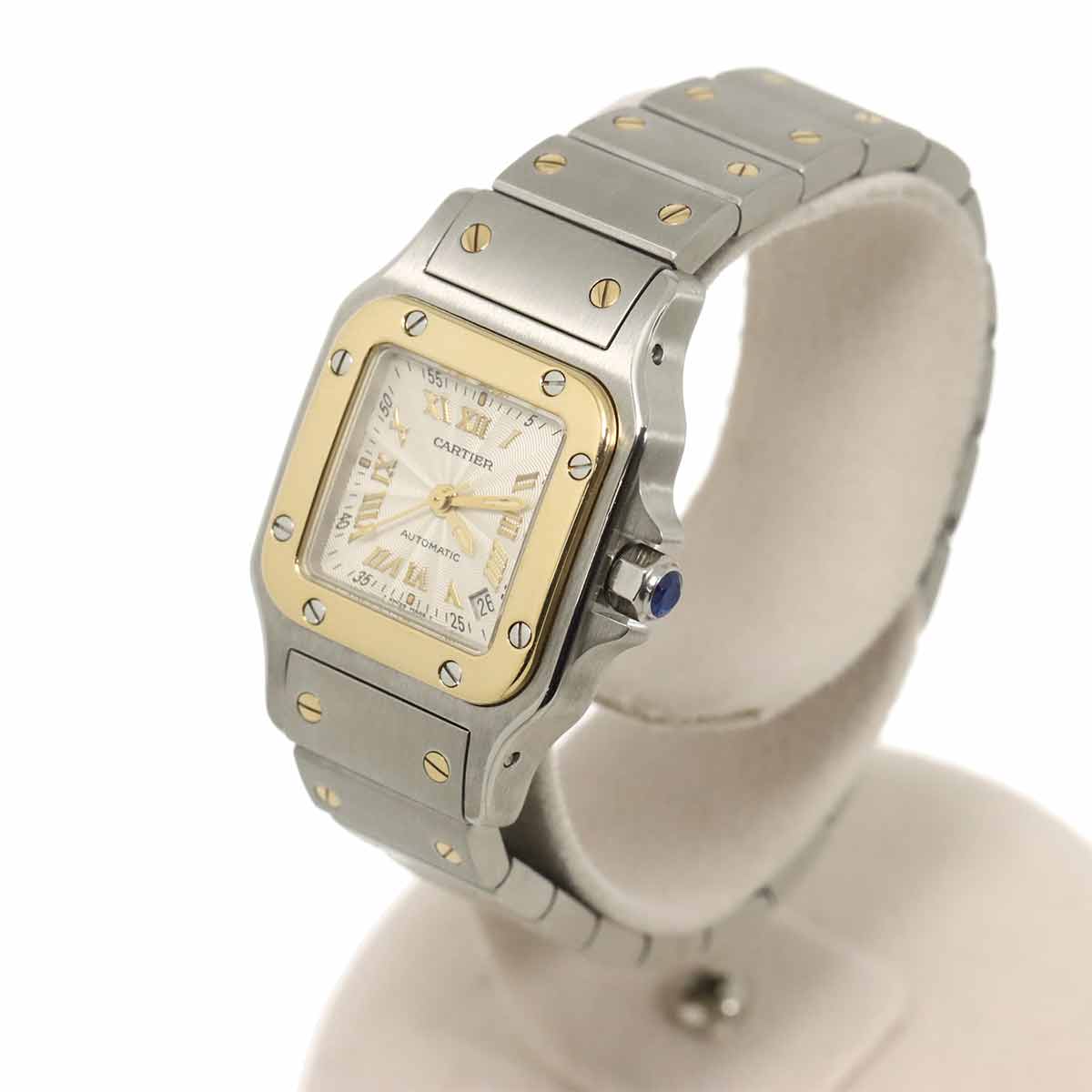 Santos Galbee SM W20045C4 Silver Dial Automatic Ladies