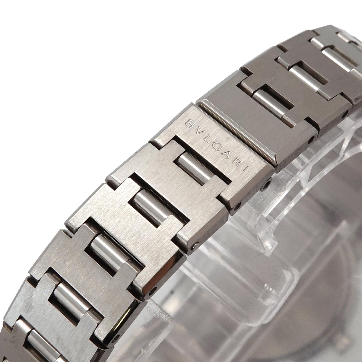 BVLGARIBVLGARI BB26SS 12P Diamond Quartz Black Dial Ladies