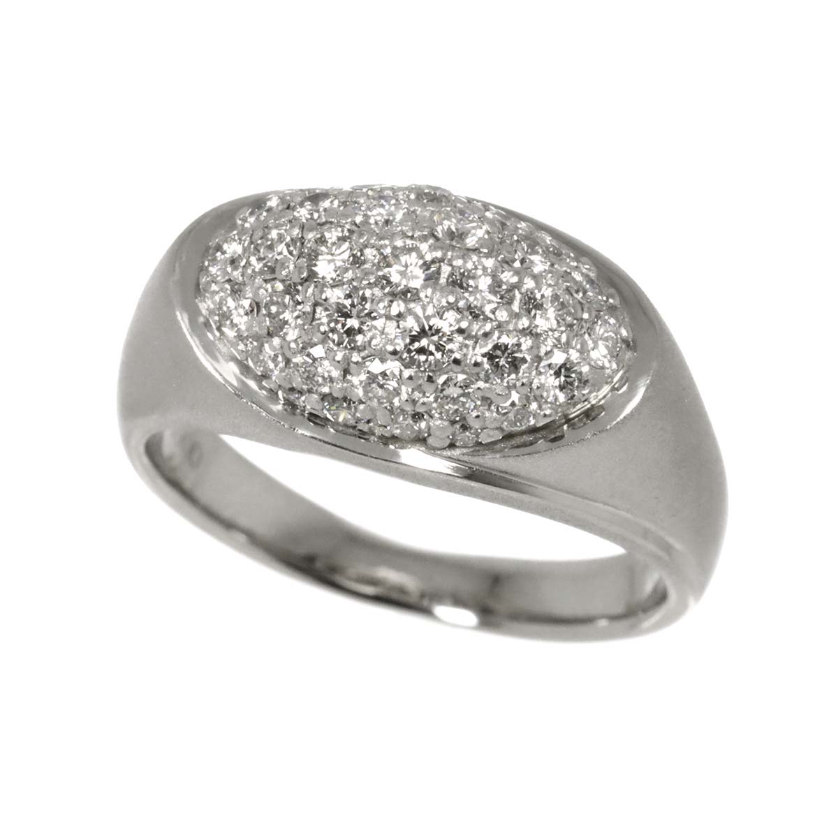 Diamond 1.01ct Ring Pt size7.5-7.75(US)
