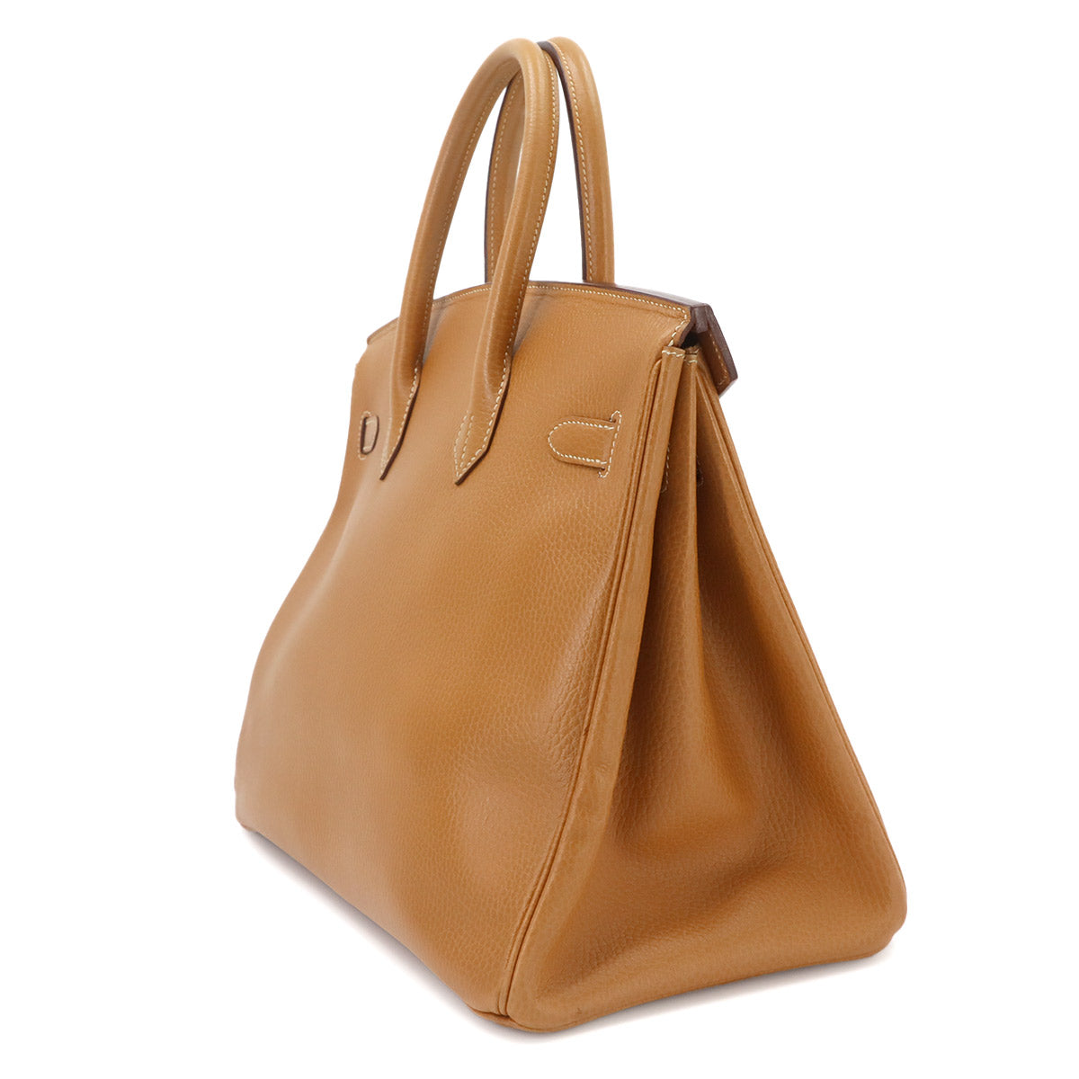 HERMES Birkin 35 Ardennes Natural Hand Bag Brown Purse